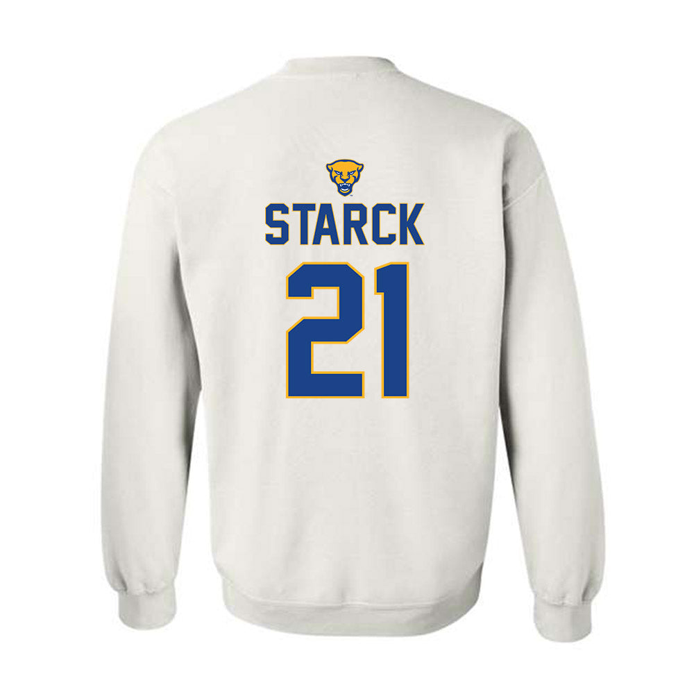 Pittsburgh - NCAA Women's Volleyball : Izzy Starck - Sports Shersey Crewneck Sweatshirt-1