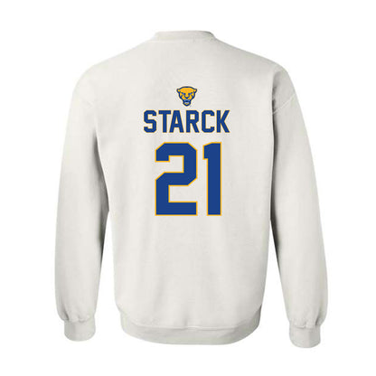 Pittsburgh - NCAA Women's Volleyball : Izzy Starck - Sports Shersey Crewneck Sweatshirt-1