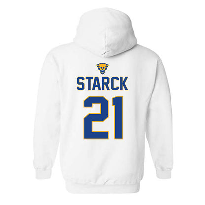 Pittsburgh - NCAA Women's Volleyball : Izzy Starck - Sports Shersey Hooded Sweatshirt-1