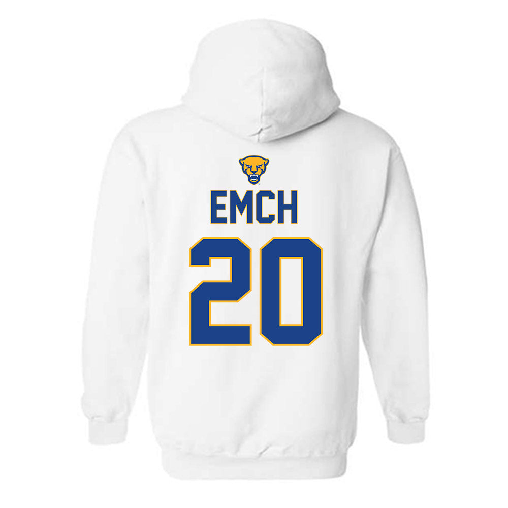 Pittsburgh - NCAA Women's Volleyball : Abbey Emch - Sports Shersey Hooded Sweatshirt-1
