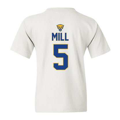 Pittsburgh - NCAA Women's Lacrosse : Madeline Mill - Sports Shersey Youth T-Shirt-1