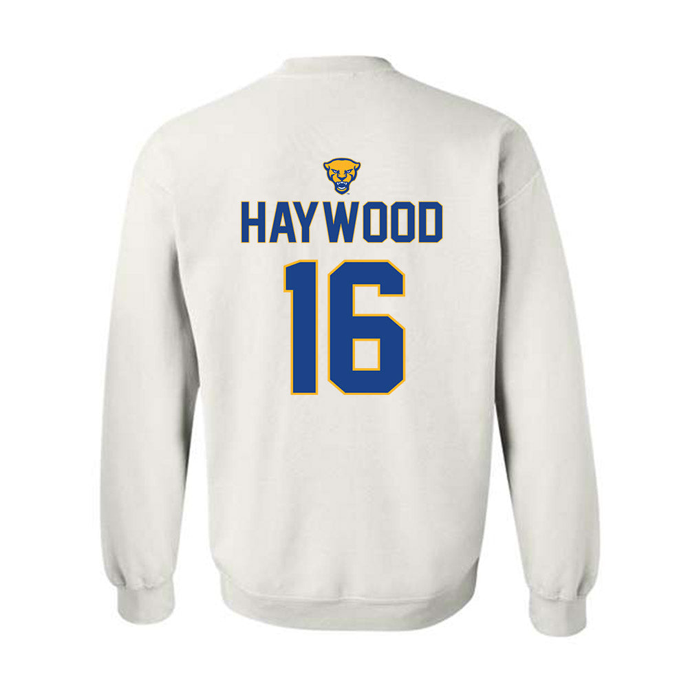 Pittsburgh - NCAA Women's Lacrosse : Amelia Haywood - Sports Shersey Crewneck Sweatshirt-1
