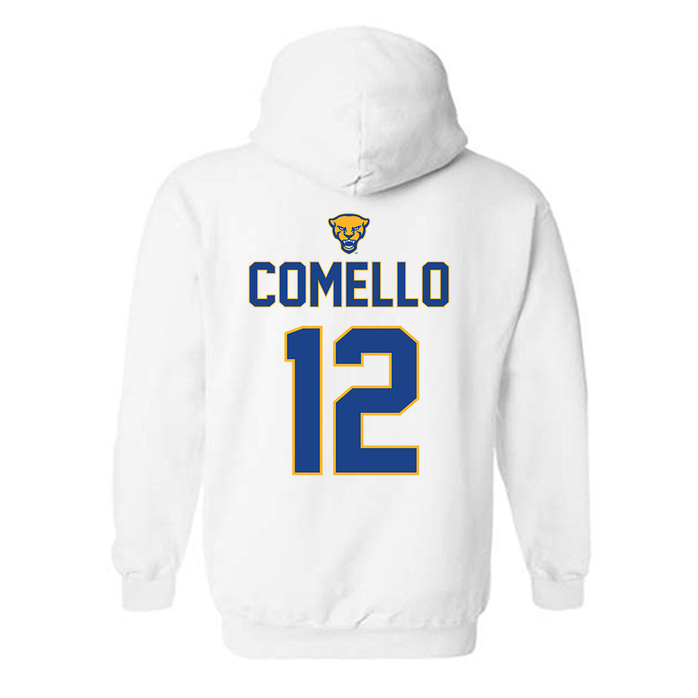 Pittsburgh - NCAA Women's Lacrosse : Lilly Comello - Sports Shersey Hooded Sweatshirt-1
