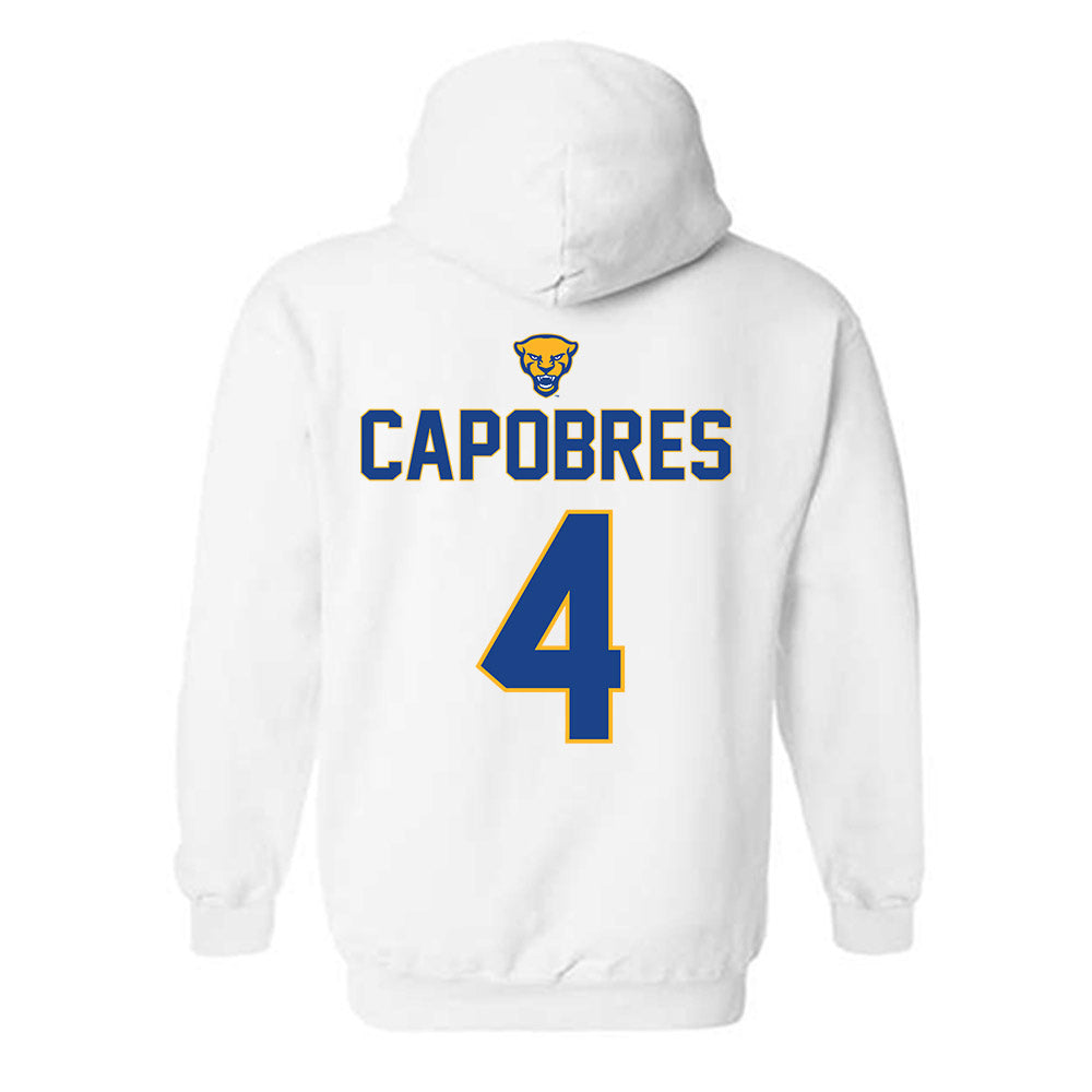 Pittsburgh - NCAA Women's Lacrosse : Anna Capobres - Sports Shersey Hooded Sweatshirt-1