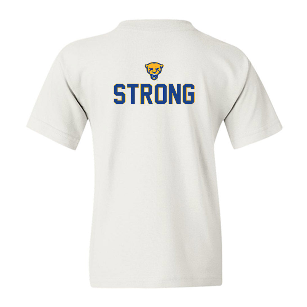 Pittsburgh - NCAA Women's Swimming & Diving : Jessica Strong - Sports Shersey Youth T-Shirt-1