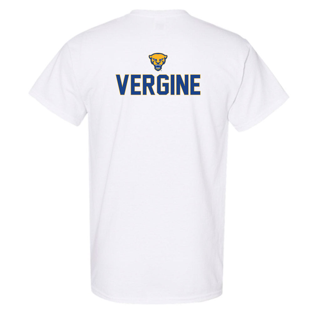 Pittsburgh - NCAA Men's Swimming & Diving : Alan Vergine - Sports Shersey T-Shirt-1