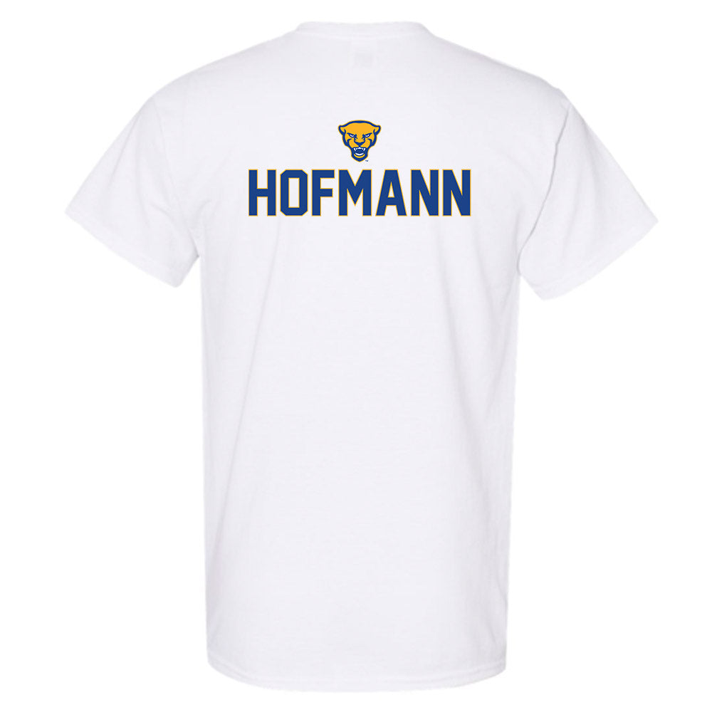 Pittsburgh - NCAA Men's Swimming & Diving : Lincoln Hofmann - Sports Shersey T-Shirt-1