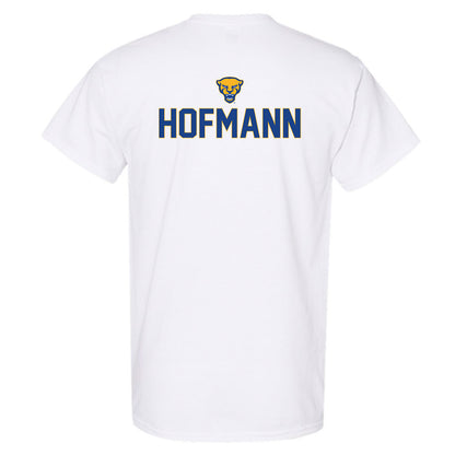 Pittsburgh - NCAA Men's Swimming & Diving : Lincoln Hofmann - Sports Shersey T-Shirt-1