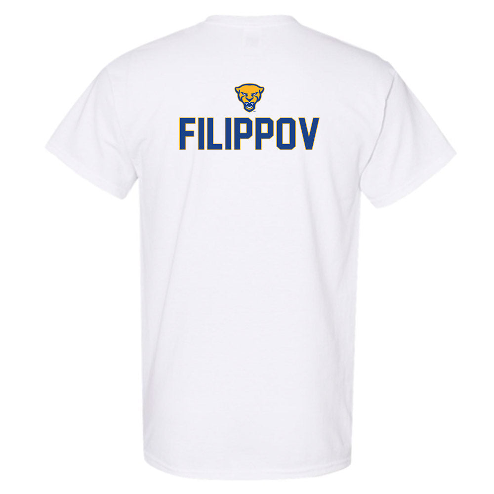 Pittsburgh - NCAA Men's Swimming & Diving : Georg Filippov - Sports Shersey T-Shirt-1