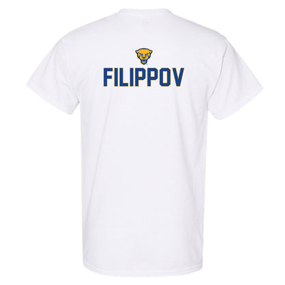 Pittsburgh - NCAA Men's Swimming & Diving : Georg Filippov - Sports Shersey T-Shirt-1