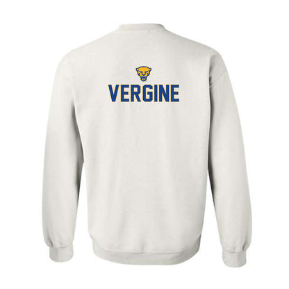 Pittsburgh - NCAA Men's Swimming & Diving : Alan Vergine - Sports Shersey Crewneck Sweatshirt-1