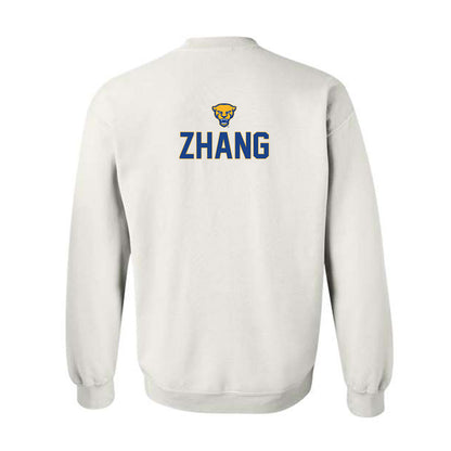 Pittsburgh - NCAA Men's Swimming & Diving : Chenyuan Zhang - Sports Shersey Crewneck Sweatshirt-1