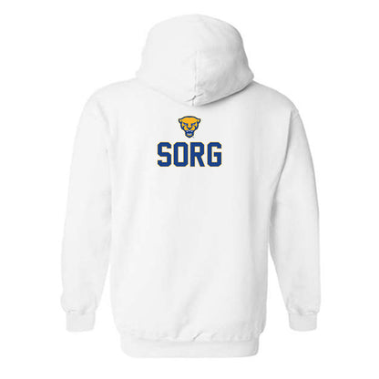 Pittsburgh - NCAA Men's Swimming & Diving : Austin Sorg - Sports Shersey Hooded Sweatshirt-1