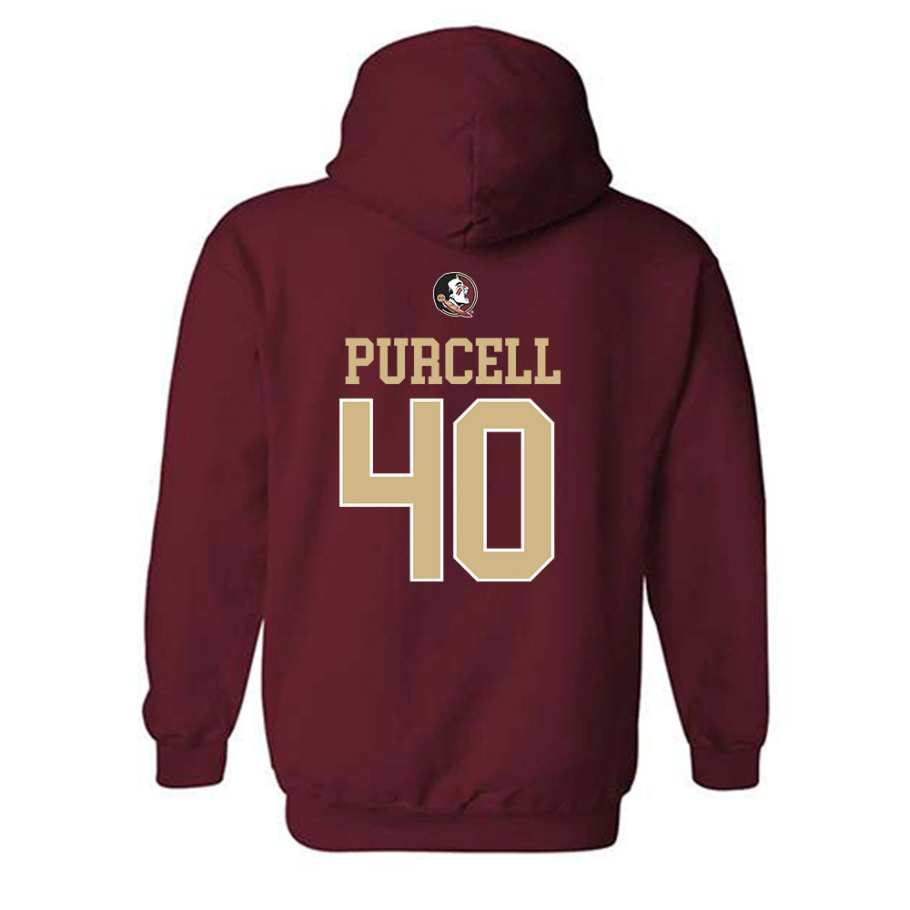 FSU - NCAA Baseball : Brodie Purcell - Classic Shersey Hooded Sweatshirt-1