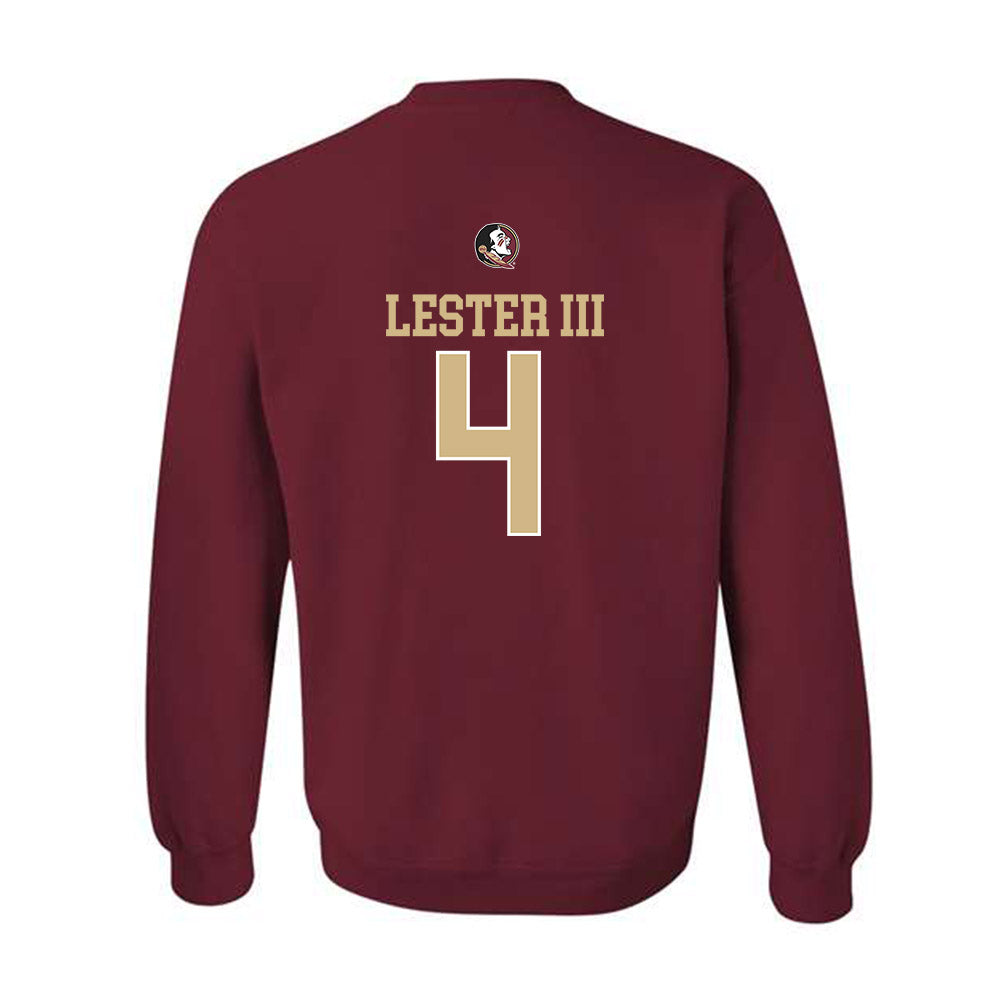 FSU - NCAA Football : Charles Lester III - Classic Shersey Crewneck Sweatshirt-1