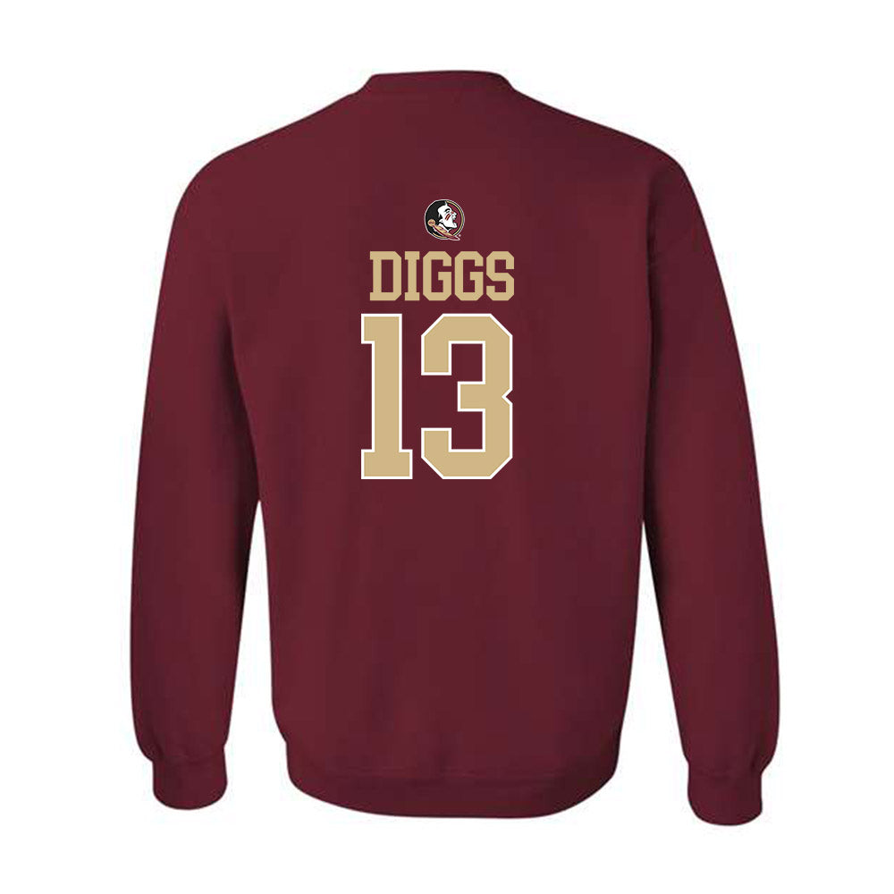 FSU - NCAA Football : Deamontae Diggs - Classic Shersey Crewneck Sweatshirt-1