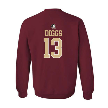 FSU - NCAA Football : Deamontae Diggs - Classic Shersey Crewneck Sweatshirt-1