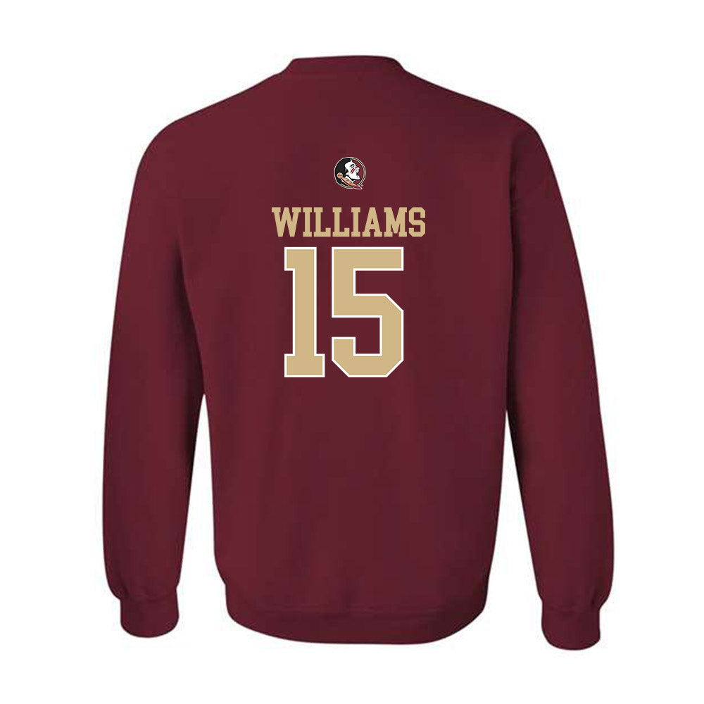 FSU - NCAA Women's Basketball : Sole Williams - Classic Shersey Crewneck Sweatshirt-1