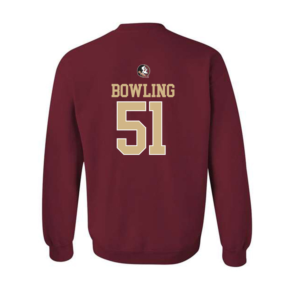 FSU - NCAA Football : Paul Bowling - Classic Shersey Crewneck Sweatshirt-1