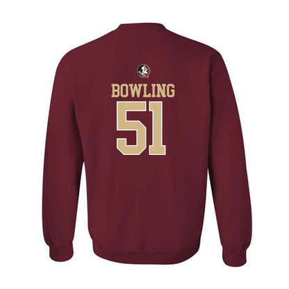 FSU - NCAA Football : Paul Bowling - Classic Shersey Crewneck Sweatshirt-1