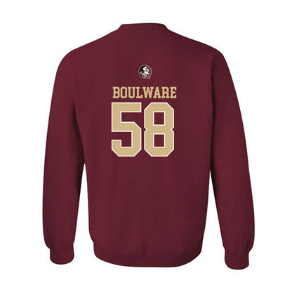 FSU - NCAA Beach Volleyball : Jordan Boulware - Generic Shersey Crewneck Sweatshirt-1