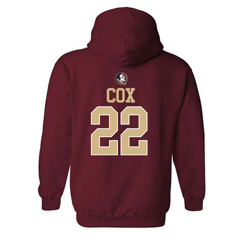 FSU - NCAA Women's Lacrosse : Charlise Cox - Classic Shersey Hooded Sweatshirt-1