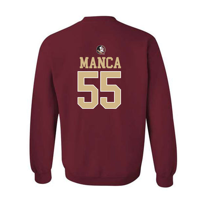 FSU - NCAA Baseball : Payton Manca - Generic Shersey Crewneck Sweatshirt-1