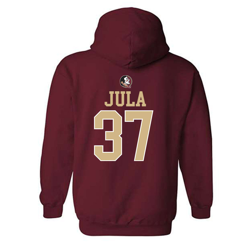 FSU - NCAA Football : Carter Jula - Classic Shersey Hooded Sweatshirt-1