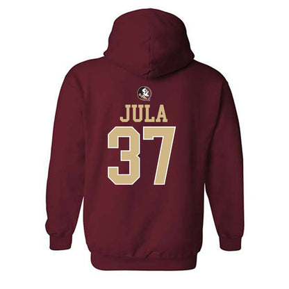FSU - NCAA Football : Carter Jula - Classic Shersey Hooded Sweatshirt-1