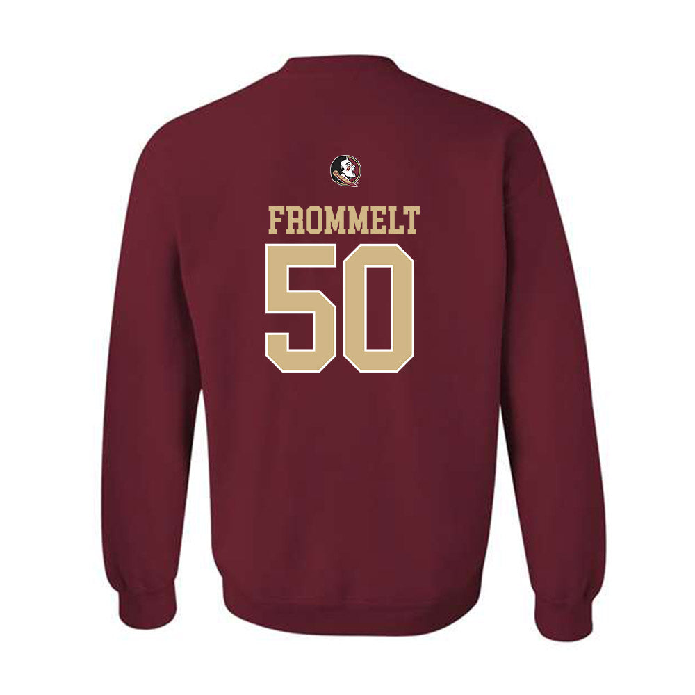 FSU - NCAA Baseball : Kaden Frommelt - Classic Shersey Crewneck Sweatshirt-1