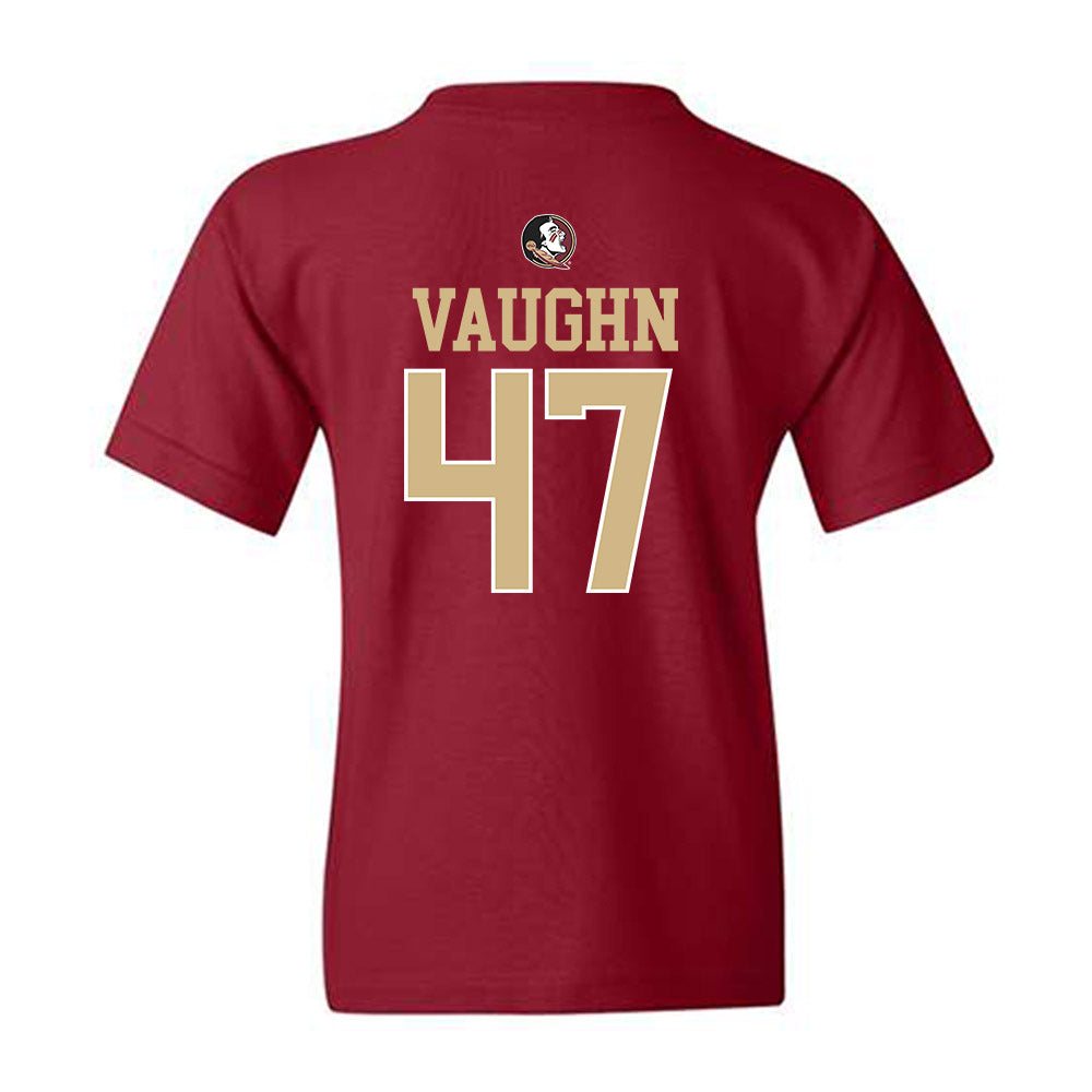 FSU - NCAA Baseball : Rhett Vaughn - Classic Shersey Youth T-Shirt-1