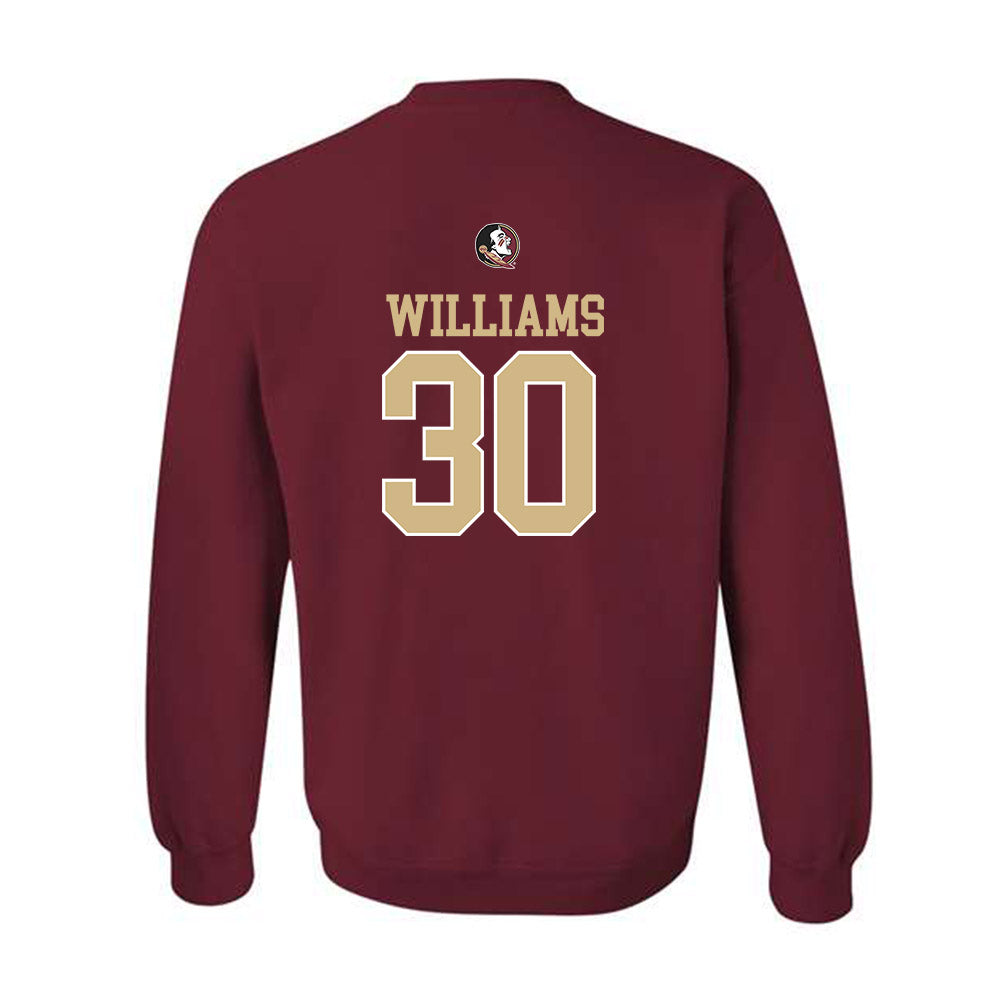 FSU - NCAA Football : Izayia Williams - Classic Shersey Crewneck Sweatshirt-1