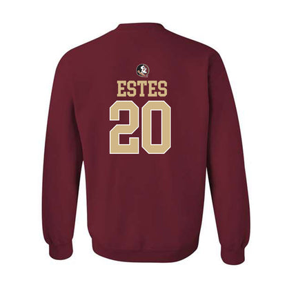 FSU - NCAA Baseball : Jace Estes - Classic Shersey Crewneck Sweatshirt-1