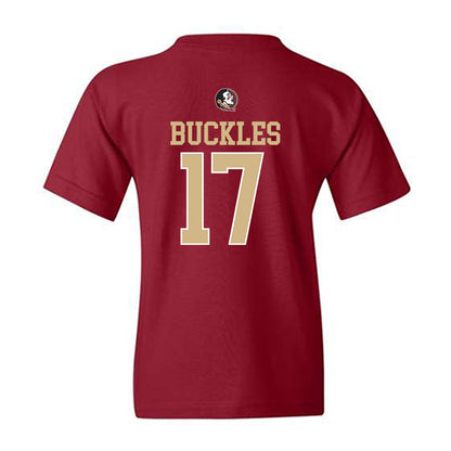 FSU - NCAA Baseball : Charlie Buckles - Classic Shersey Youth T-Shirt-1