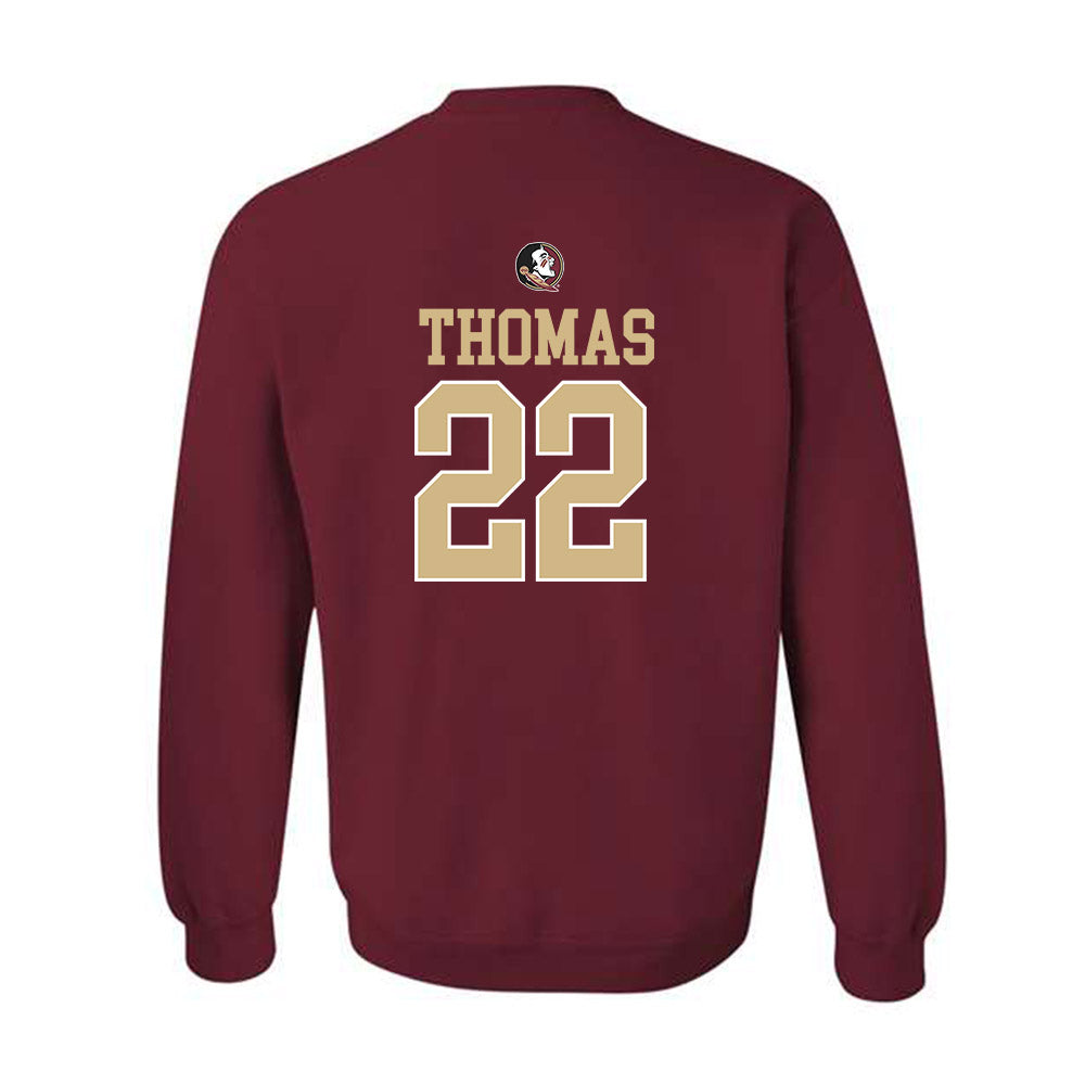 FSU - NCAA Football : Zae Thomas - Classic Shersey Crewneck Sweatshirt-1