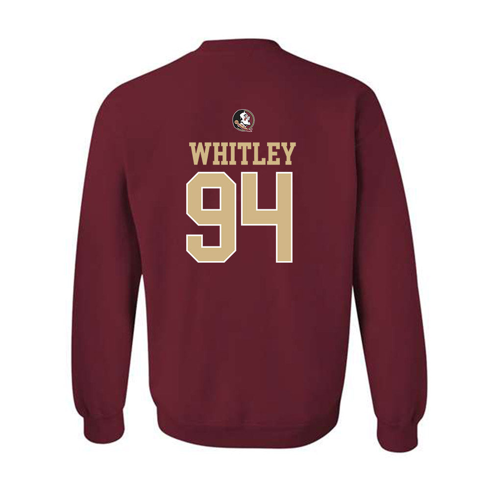 FSU - NCAA Football : Franklin Whitley - Classic Shersey Crewneck Sweatshirt-1