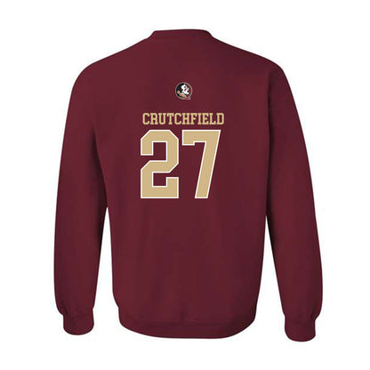 FSU - NCAA Football : Jordan Crutchfield - Classic Shersey Crewneck Sweatshirt-1