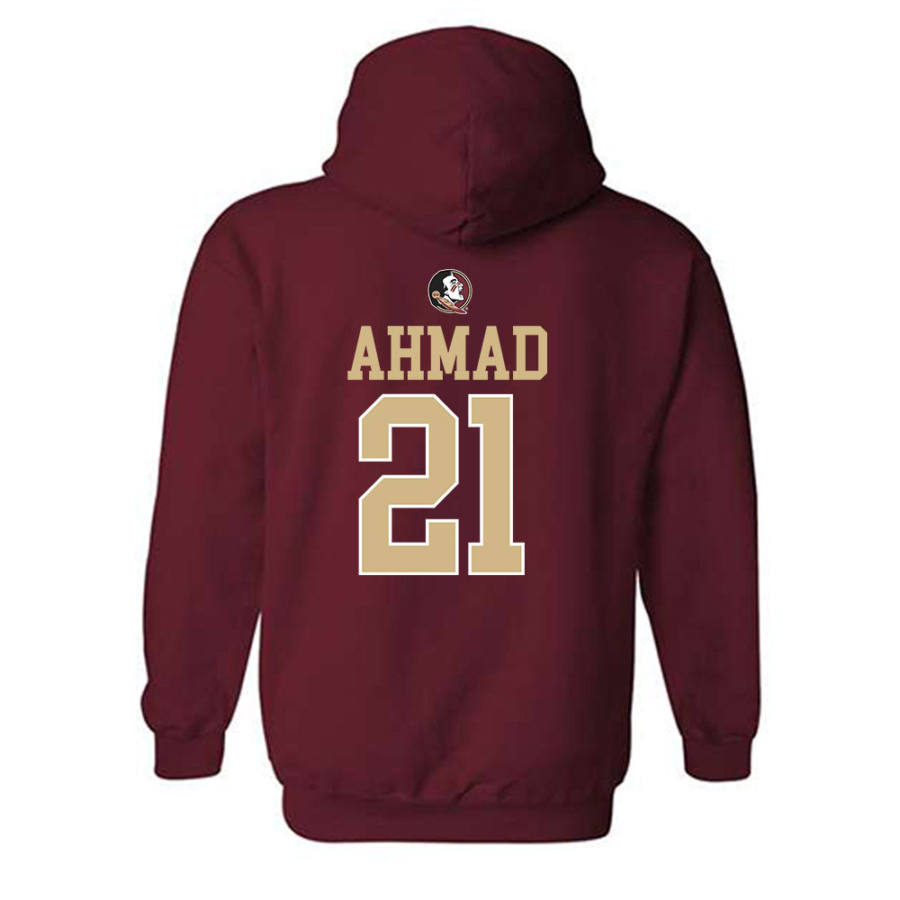 FSU - NCAA Women's Soccer : Nawreen Ahmad - Generic Shersey Hooded Sweatshirt-1