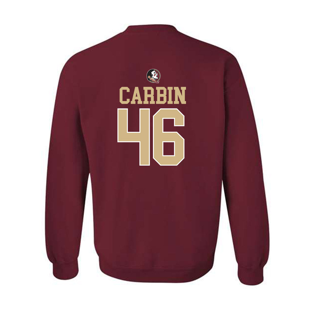 FSU - NCAA Football : Chris Carbin - Classic Shersey Crewneck Sweatshirt-1