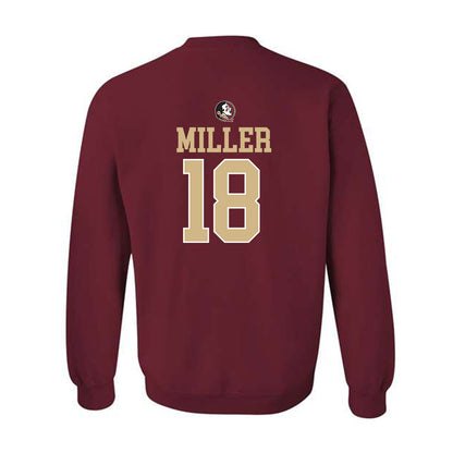 FSU - NCAA Women's Lacrosse : Ellie Miller - Classic Shersey Crewneck Sweatshirt-1