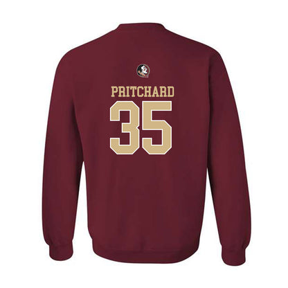 FSU - NCAA Football : Ethan Pritchard - Classic Shersey Crewneck Sweatshirt-1
