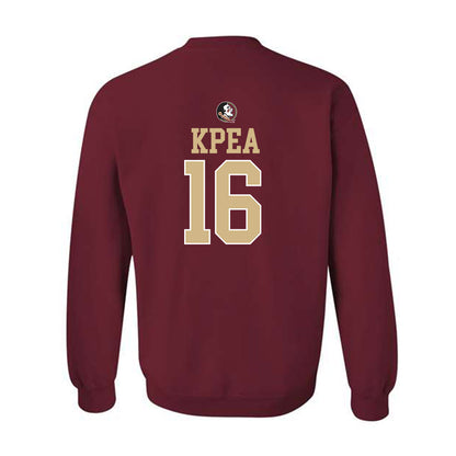FSU - NCAA Women's Volleyball : Nenu Kpea - Generic Shersey Crewneck Sweatshirt-1