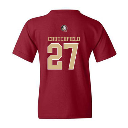FSU - NCAA Football : Jordan Crutchfield - Classic Shersey Youth T-Shirt-1
