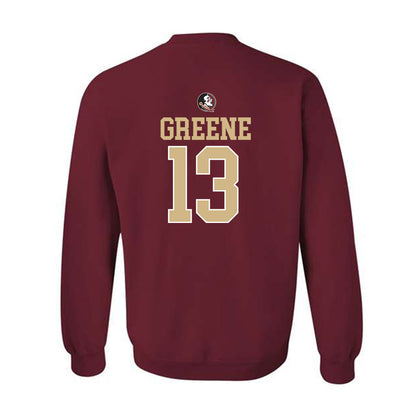 FSU - NCAA Women's Basketball : Tatum Greene - Classic Shersey Crewneck Sweatshirt-1