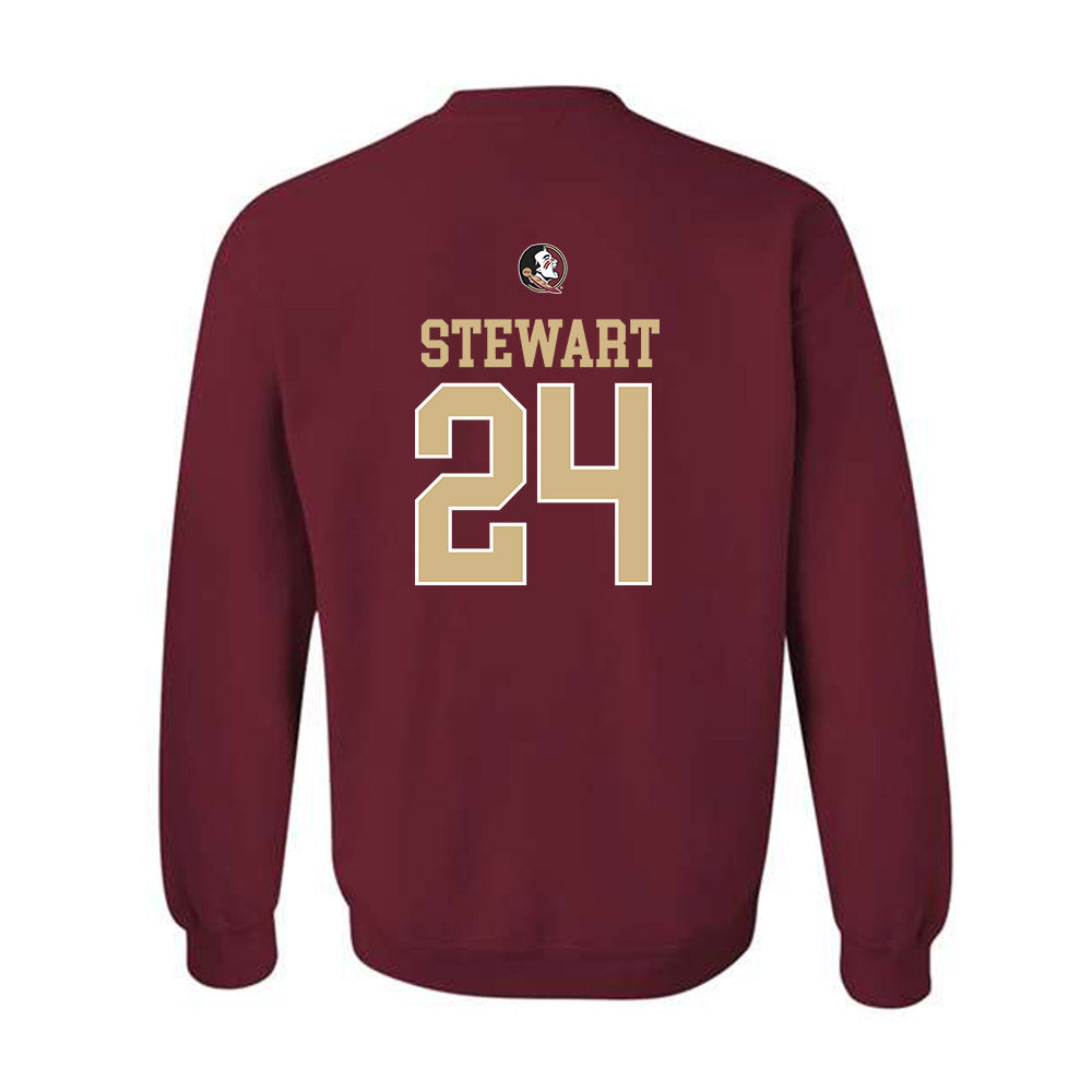 FSU - NCAA Women's Basketball : Morgan Stewart - Classic Shersey Crewneck Sweatshirt-1