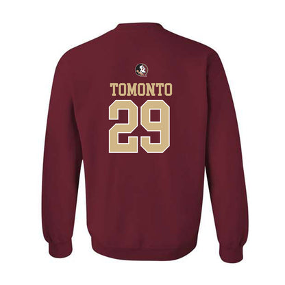 FSU - NCAA Women's Lacrosse : Victoria Tomonto - Classic Shersey Crewneck Sweatshirt-1