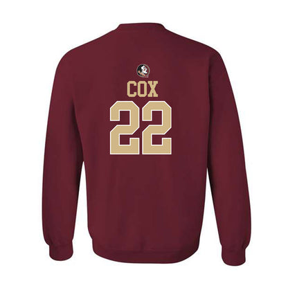 FSU - NCAA Women's Lacrosse : Charlise Cox - Classic Shersey Crewneck Sweatshirt-1