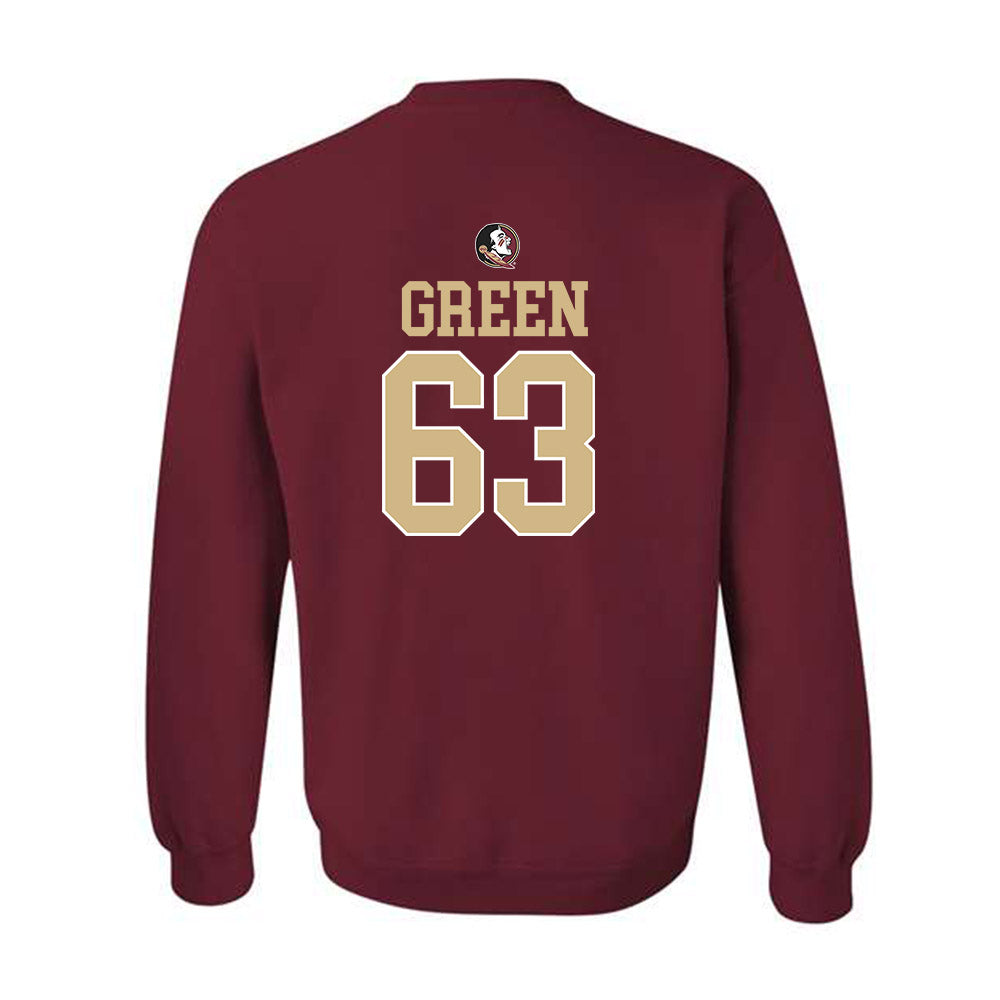 FSU - NCAA Football : Jakobe Green - Classic Shersey Crewneck Sweatshirt-1