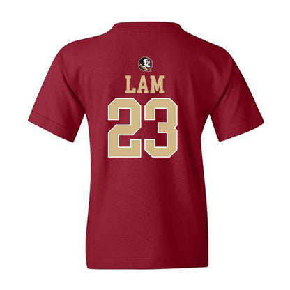 FSU - NCAA Beach Volleyball : Elena Lam - Classic Shersey Youth T-Shirt-1