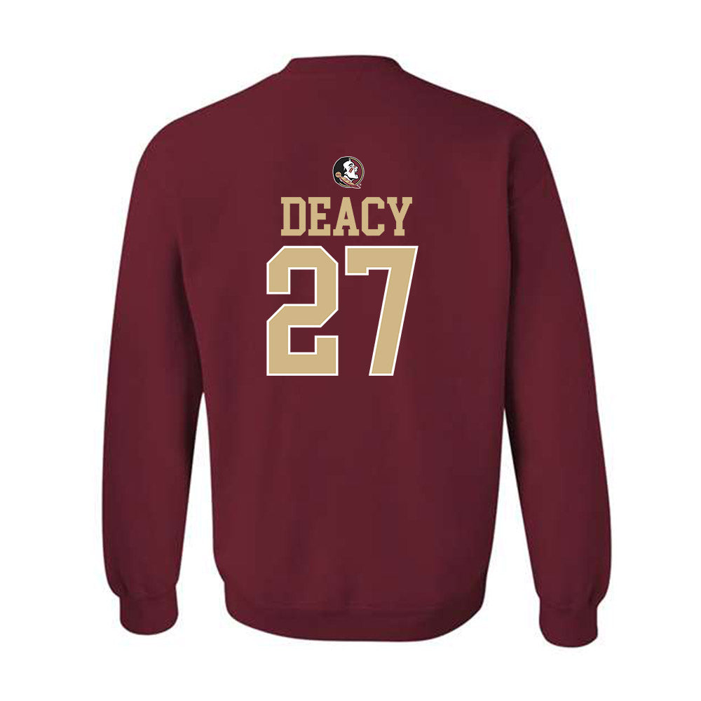 FSU - NCAA Women's Lacrosse : Alyssa Deacy - Classic Shersey Crewneck Sweatshirt-1